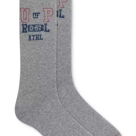 POLO RALPH LAUREN Men's U of P Crew Socks - Picture 1 of 3